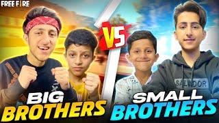 Big Brothers Vs Small Brothers  2 Vs 2 Clash Battle 50000 Rupees Challenge  - Garena Free Fire