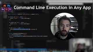 Adobe Extension Tutorial Command Line Execution in Any App