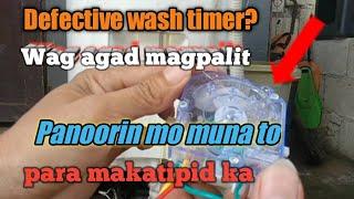 WASHING MACHINE REPAIR AYAW UMIKOT  TUTORIAL#TIMER#youtube #youtubetrending #youtubeviralvideo