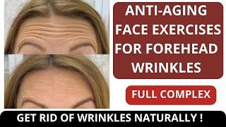  FULL FACE MASSAGE STEP-BY-STEP TUTORIAL  ANTI-AGING EXERCISES FOR WRINKLES ON FOREHEAD set