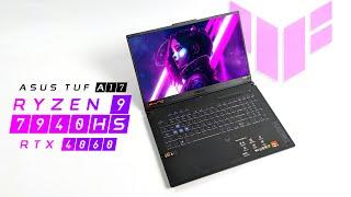 This Ryzen 9 7940HS Gaming Laptop Is Crazy FAST 2023 ASUS TUF A17 Hands-On Review