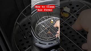 How to clean the Air Fryer #shorts #howtocleanairfryer #cleaningtips #hacks #airfryer