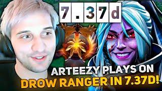 ARTEEZY plays on DROW RANGER CARRY in NEW PATCH 7.37 HIGH MMR