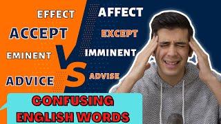 English Vocabulary Confusing Words