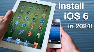 Easy way to INSTALL iOS 6 in 2024 and play old games iPhone 5 iPad 4 - 100% working solution