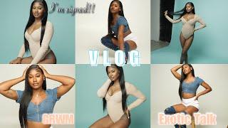 Vlog  photoshoot grwm behind the scenes signed to EXOTIC TALK modeling