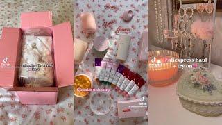  COQUETTE AESTHETIC UNBOXING HAUL TIKTOK COMPILATIONS 