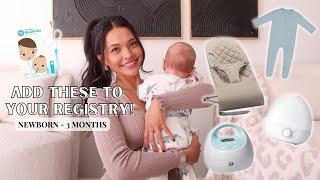 Newborn Essentials 2023 0-3 Months *The Basics & Practical*  Baby Registry Must-Haves