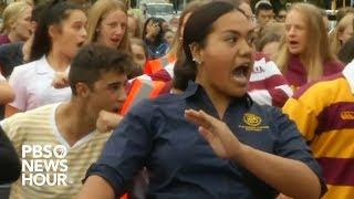 New Zealand students honor shooting victims with haka dances