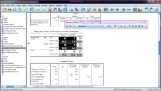 Format tables in SPSS output file