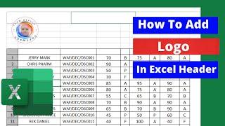 How To Add Logo In Microsoft Excel Header And Footer
