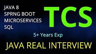 TCS  5+ years experience  real time java interview series Interview 10