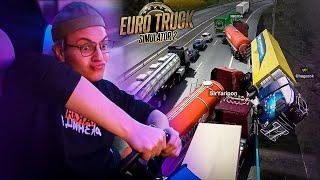 Вованыч СКИНУЛ ФУРУ С МОСТА  Euro Truck Simulator 2  Нарезка стрима ФУГА TV