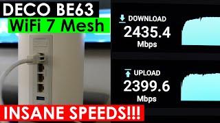 TP-Link Deco BE63 Wireless Backhaul Speeds