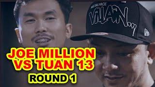 JOE MILLION VS TUAN 13  RHYME PAYS  PEMBANTAIAN DI ROUND 1