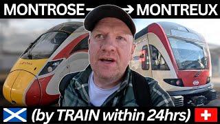 My Biggest Challenge Yet. And You Wont Believe How Close It Gets...Scotland to Switzerland By Train