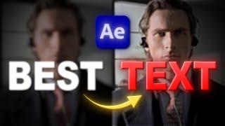 Best Text Tutorial For After Effects