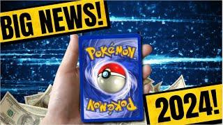 BIG NEWS for Pokemon Collectors Investors and Fans Market Update