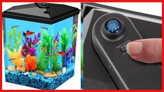 Koller Products AquaView 2.5-Gallon Fish Tank with Power Filter and LED Lighting 7 Color Selections