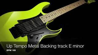 Up Tempo Metal Backing Track in E minor bpm 169