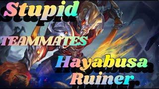 What’s wrong with this Hayabusa?Wtf Moments Mobile LegendsStupid TeammatesHayabusa Epic Moments