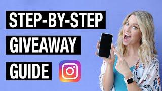 HOW TO RUN A SUCCESSFUL GIVEAWAY ON INSTAGRAM Step-by-step Guide for VIRAL Giveaways 