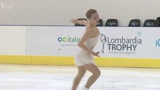 Anastasiia Gubanova 2023 Lombardia Trophy FS