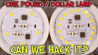 Hacking an extra trashy Poundland LED lamp with schematic