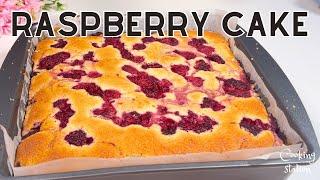 Delicious Raspberry Yogurt Cake Simple and Quick Recipe