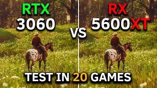 RX 5600 XT vs RTX 3060  Test In 20 Games at 1080p  2024