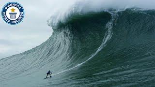 Largest wave surfed - Guinness World Records