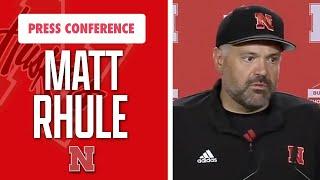 Nebraska Football Head Coach Matt Rhule Colorado post game comments I HuskerOnline I GBR