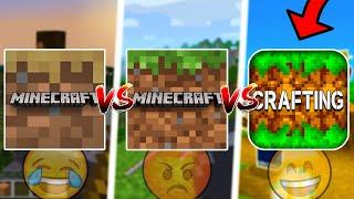 Minecraft Trial VS Minecraft PE VS Crafting And Building NEW UPDATES