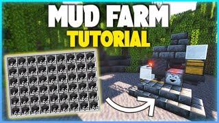 Minecraft EASY Mud Farm Tutorial 1.20+ 9000+ Mud PH