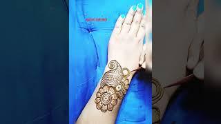 New stylish back hand mehndi design  easy arabic mehndi design  simple mehndi mehndi design.