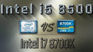 i5 8500 vs i7 8700K Benchmarks  Gaming Tests Review & Comparison