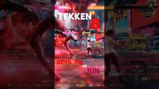 TEKKEN 8 ▰ DEVIL JIN vs JUN ▰ RUSHED ONLINE BATTLE ▰ #tekken8 #t8 #deviljin #junkazama #shorts #dj