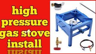 how to canteen burner gas chulha fittings#high pressure single burner gas stove install#gas Bhatti