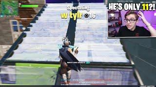 I Spectated this GODLY 13 YEAR OLD Fortnite MOBILE Player i was SHOCKED