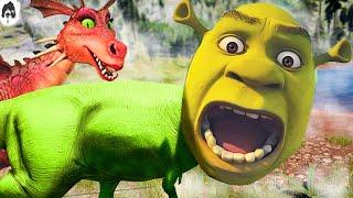 The Isle - Shrek Para Sempre Dinossauro Orodromeus GIGANTE Hypo Carno Bravo