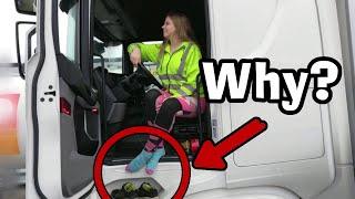 Driving Trucks Without Shoes?