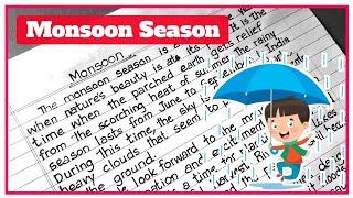 Essay on Rainy Season in englishRainy Season essay in english  Essay on monsoon season in English