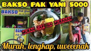 Viral Bakso Pak Yani Termurah terlengkap terenak di Mojo KediriKuliner