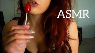 ASMR  Lollipop Eating  Wet Mouth Sounds Gum Chewing