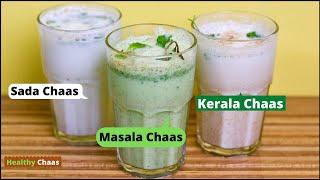 Recipe Of Plain Chaas Masala Chaas & Kerala Chaas  Butter Milk RecipeSummer SpecialChass Recipe 