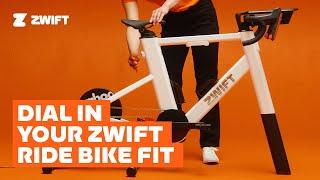 Dialing In Your Zwift Ride Bike Fit
