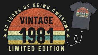 How to Make a Distressed Vintage T-shirt Design In Canva and Photopea  Free Tutorial for Beginners