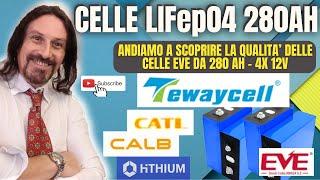 CELLE Lifep04 TEWAYCELL 280ah - #faidate #fotovoltaico #offgrid #1million