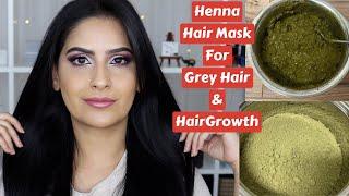 DIY Henna Hair Mask Dye For Grey Hair & Hair Growth  Natural Hair Dye How To Apply Henna On Hair