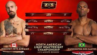 Washington Dos Santos VS Vincent Veys German  FULL FIGHT In BOSTON 120321 